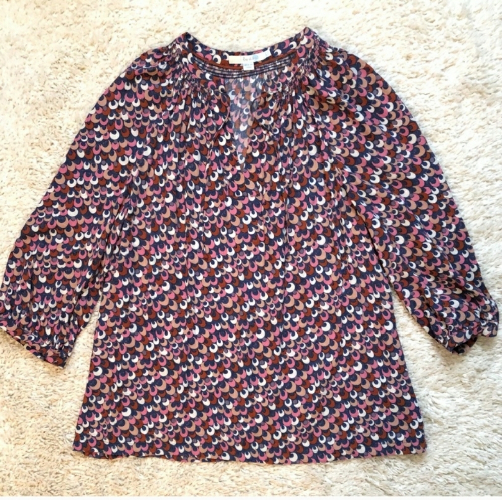 BODEN Boho Printed Top Size 14NWOT!